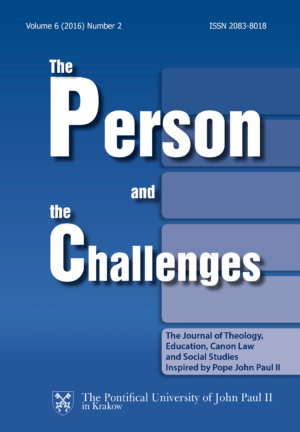 The Person and the Challenges 2016 t. 6 nr 2