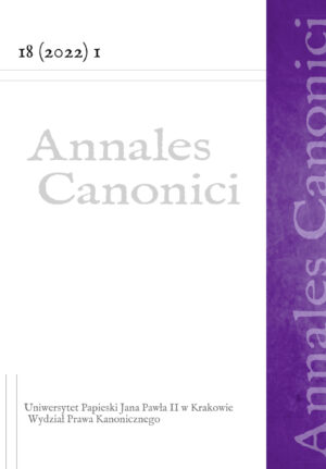 Annales Canonici 2022 t. 18 nr 1