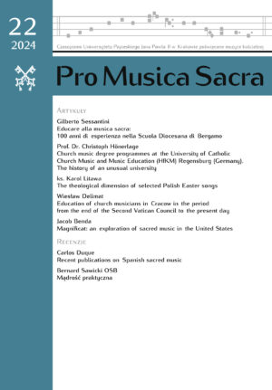 Pro Musica Sacra 2024 t. 22