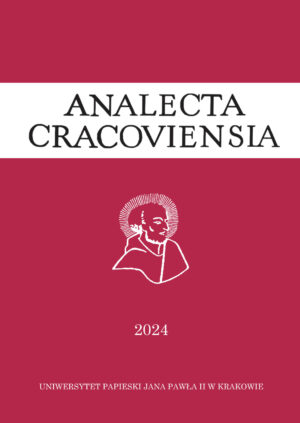 Analecta Cracowiensia 2024 t. 56