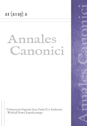 Annales Canonici 2025 t. 21 nr 2